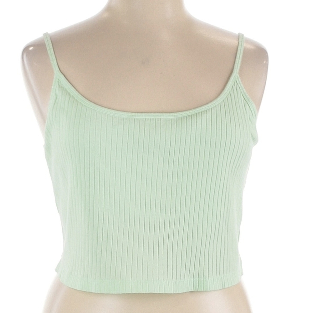 Old Navy Light Green Ribbed Camisole